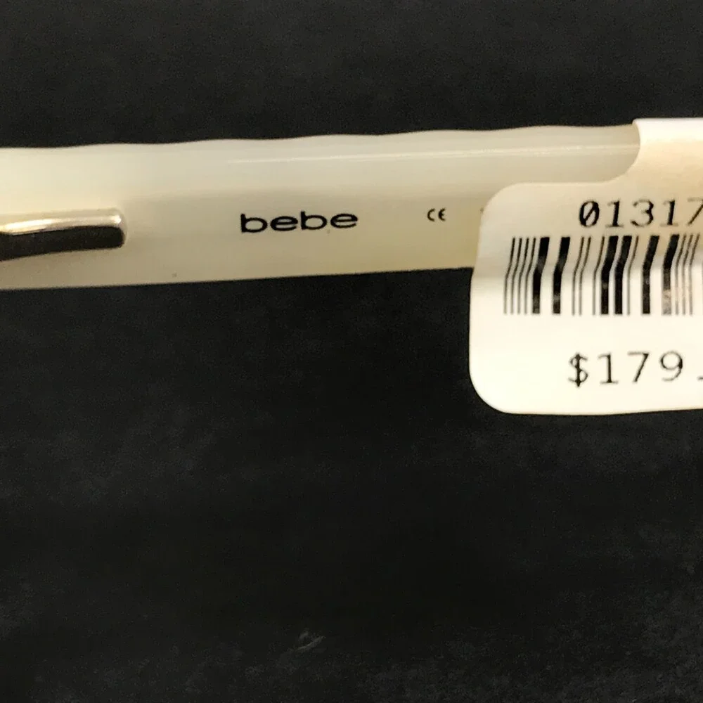 Bebe Eyeglasses Frames NOTICE ME BB5100 001 JET SNAKE Cat Eye Full Rim 51-16-135